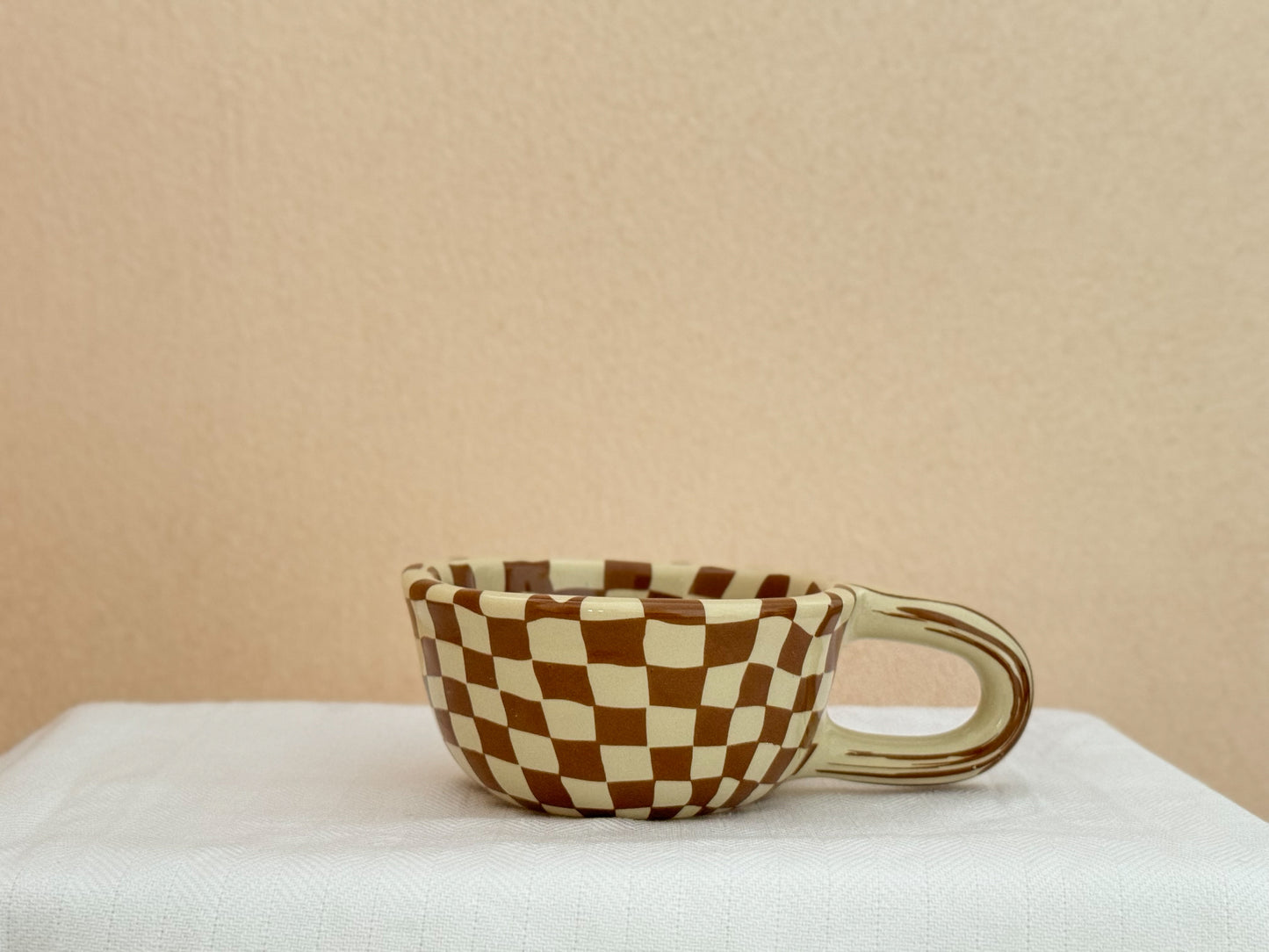 Handcrafted Checkered Ceramic Series