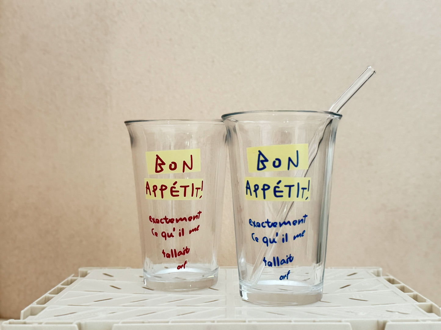 Bon Appétit Glass