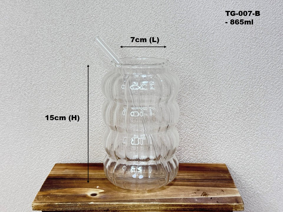 Cascade Curves Glass