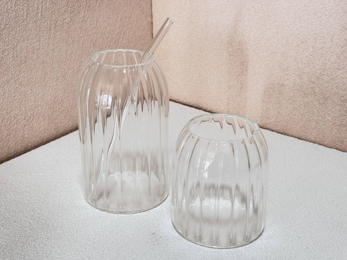 Undulating Design Glass