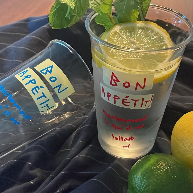 Bon Appétit Glass