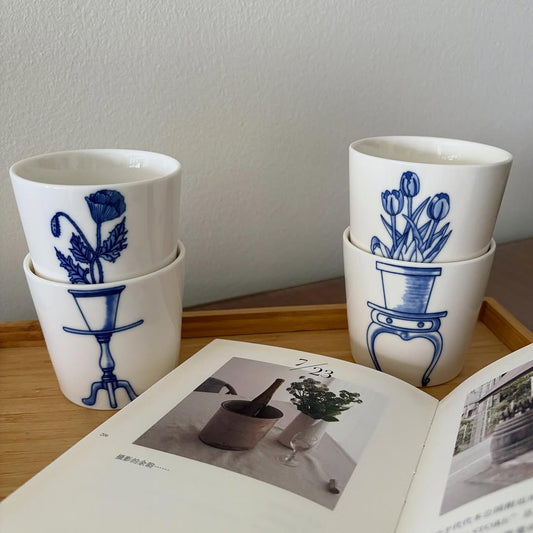 Botanical Sketch Cups