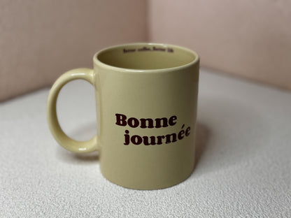 Bonne Journée Ceramic Coffee Mug