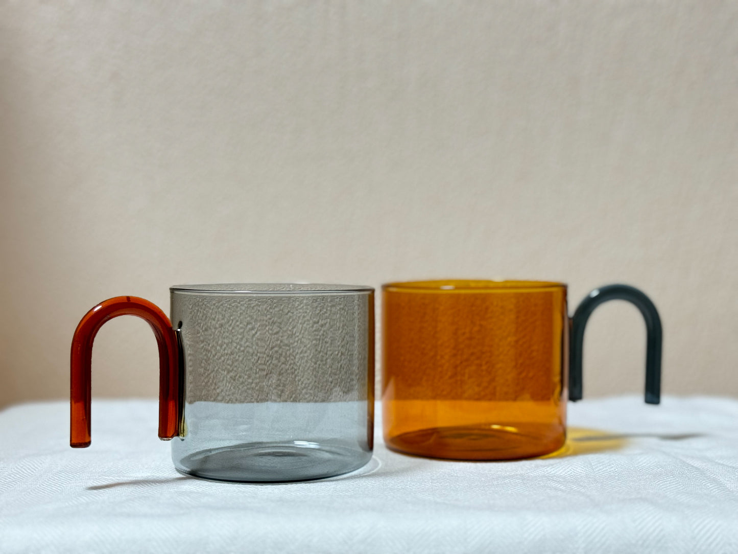 Modern Art Glass Coffee Mug