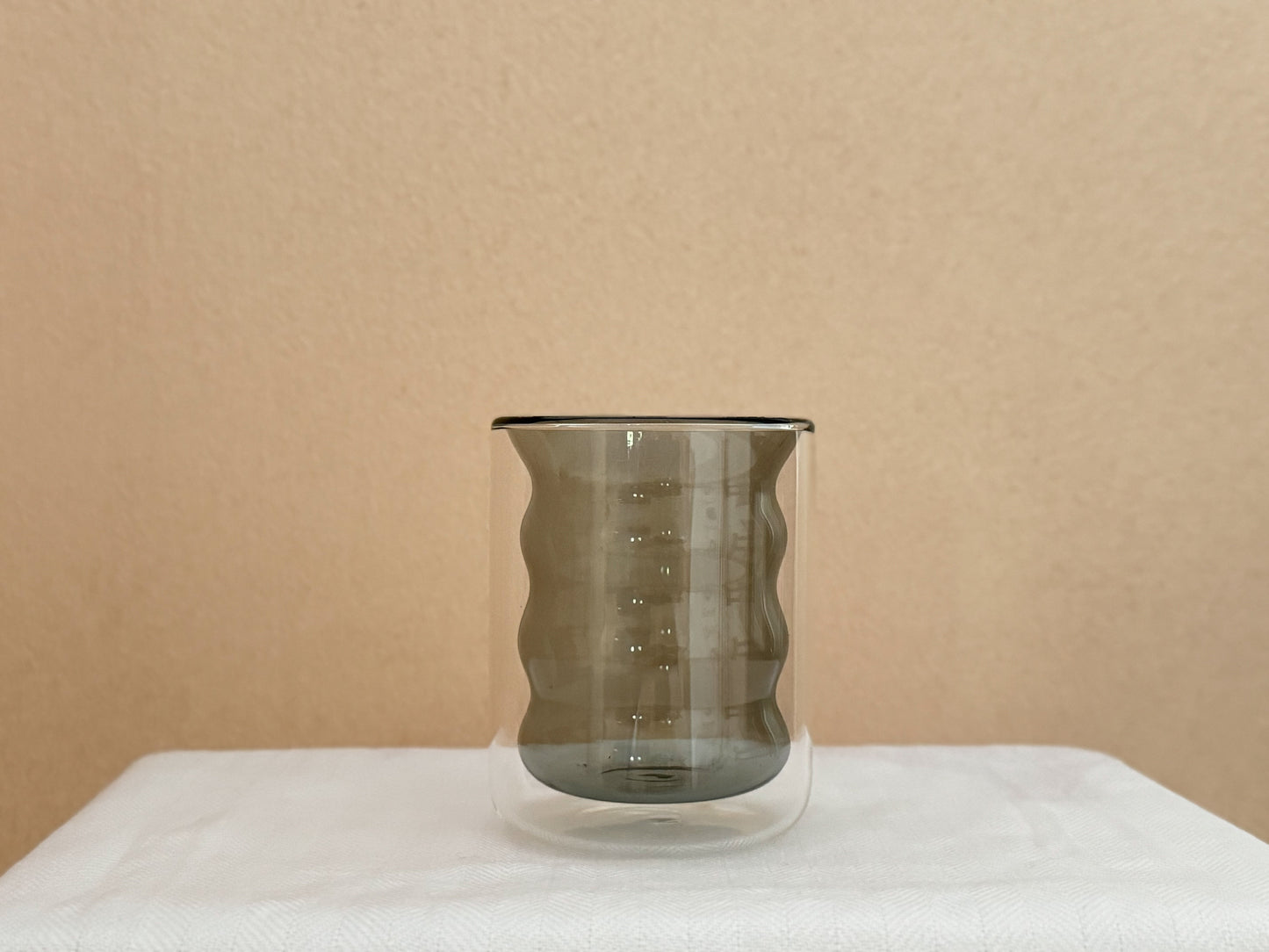 AzureWave Double Wall Glass Cup