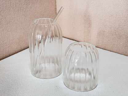 Undulating Design Glass