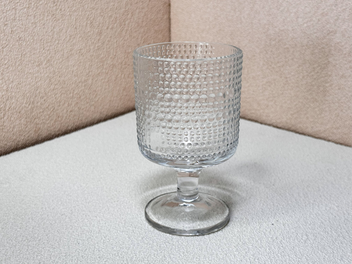 Vintage Embossed Wine Glass Collections